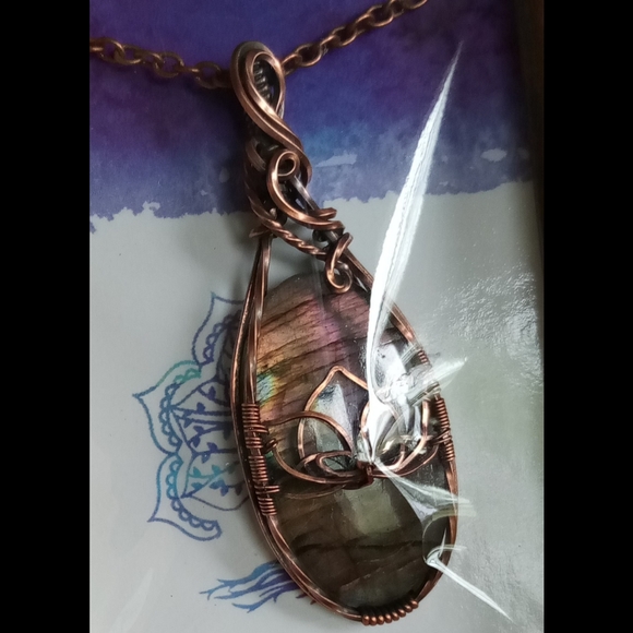 ✨ 3x HP ✨ Handmade 🪷 with Labradorite Necklace 🌅 - Picture 10 of 12